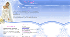 Desktop Screenshot of kimkrinerbridal.com